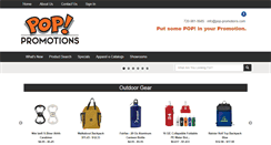 Desktop Screenshot of pop-promotions.com